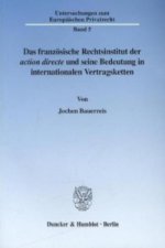 Das französische Rechtsinstitut der 'action directe' und seine Bedeutung in internationalen Vertragsketten.