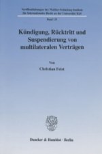 Kündigung, Rücktritt und Suspendierung von multilateralen Verträgen.