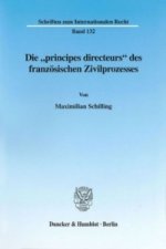 Die »principes directeurs« des französischen Zivilprozesses.