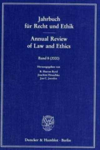 Jahrbuch für Recht und Ethik / Annual Review of Law and Ethics.. The Origin and Development of the Moral Sciences in the Seventeenth and Eighteenth Ce