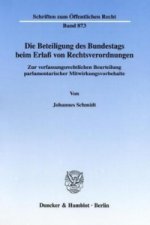 Die Beteiligung des Bundestags beim Erlaß von Rechtsverordnungen.
