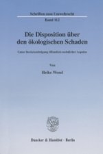 Die Disposition über den ökologischen Schaden.