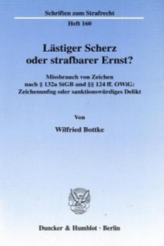 Lästiger Scherz oder strafbarer Ernst?