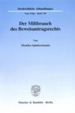 Der Mißbrauch des Beweisantragsrechts.