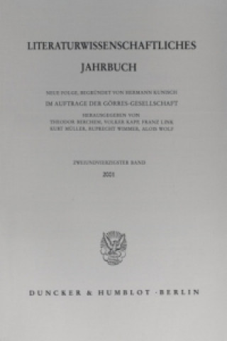 Literaturwissenschaftliches Jahrbuch. Bd.42/2001