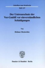 Der Untreueschutz der Vor-GmbH vor einverständlichen Schädigungen.