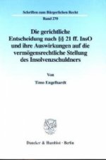 Die gerichtliche Entscheidung nach 21 ff. InsO und ihre Auswirkungen auf die vermögensrechtliche Stellung des Insolvenzschuldners.