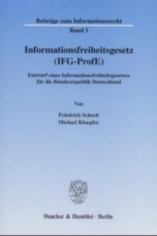Informationsfreiheitsgesetz (IFG-ProfE)