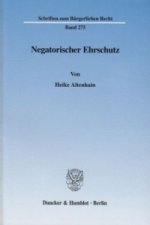 Negatorischer Ehrschutz.