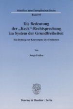 Die Bedeutung der »Keck«-Rechtsprechung im System der Grundfreiheiten.