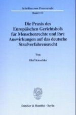 Die Praxis des Europäischen Gerichtshofs für Menschenrechte und ihre Auswirkungen auf das deutsche Strafverfahrensrecht.