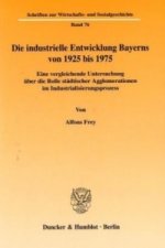 Die industrielle Entwicklung Bayerns von 1925 bis 1975.
