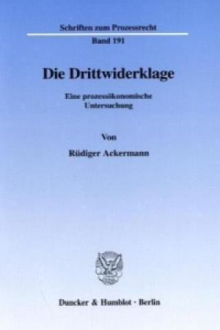 Die Drittwiderklage.