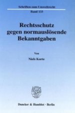 Rechtsschutz gegen normauslösende Bekanntgaben.