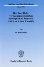 Der Begriff der verfassungsrechtlichen Streitigkeit im Sinne des 40 Abs. 1 Satz 1 VwGO.