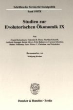 Studien zur Evolutorischen Ökonomik IX.