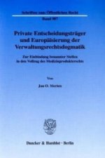 Private Entscheidungsträger und Europäisierung der Verwaltungsrechtsdogmatik.