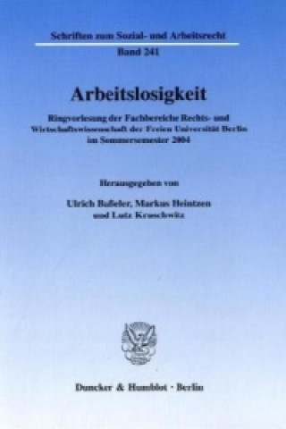 Arbeitslosigkeit