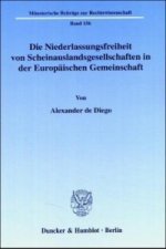 Die Niederlassungsfreiheit von Scheinauslandsgesellschaften in der Europäischen Gemeinschaft.