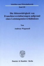 Die Sittenwidrigkeit von Franchisevereinbarungen aufgrund eines Leistungsmissverhältnisses.