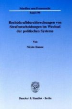 Rechtskraftdurchbrechungen von Strafentscheidungen im Wechsel der politischen Systeme.