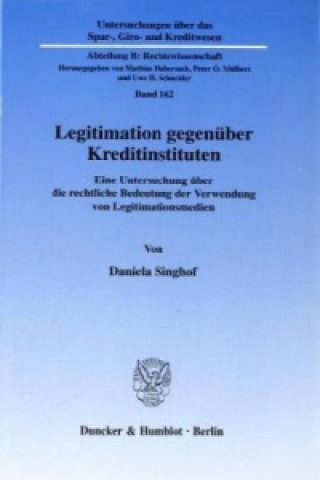 Legitimation gegenüber Kreditinstituten