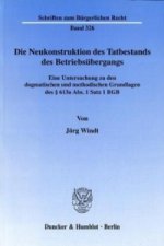 Die Neukonstruktion des Tatbestands des Betriebsübergangs.