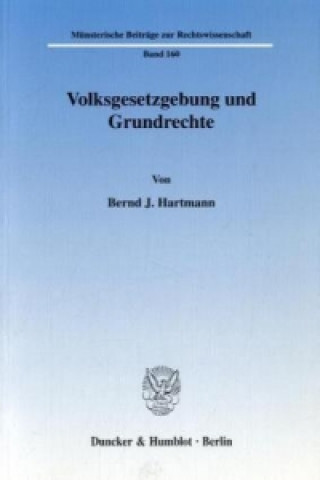 Volksgesetzgebung und Grundrechte