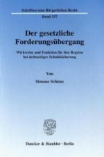 Der gesetzliche Forderungsübergang.