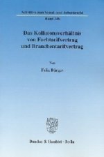 Das Kollisionsverhältnis von Fachtarifvertrag und Branchentarifvertrag