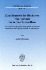 Zum Standort des Rücktritts vom Versuch im Verbrechensaufbau