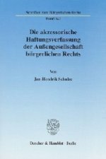 Die akzessorische Haftungsverfassung der Außengesellschaft bürgerlichen Rechts.