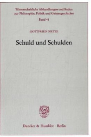 Schuld und Schulden.