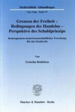 Grenzen der Freiheit - Bedingungen des Handelns - Perspektive des Schuldprinzips.