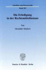 Die Erledigung in der Rechtsmittelinstanz.