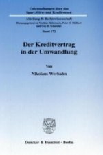 Der Kreditvertrag in der Umwandlung.