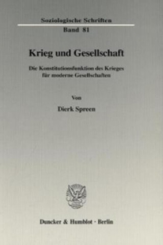 Krieg und Gesellschaft.