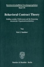 Behavioral Contract Theory