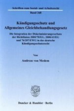 Kündigungsschutz und Allgemeines Gleichbehandlungsgesetz.