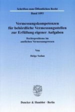 Vermessungskompetenzen für behördliche Vermessungsstellen zur Erfüllung eigener Aufgaben.