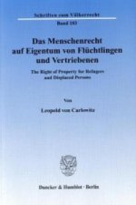 Das Menschenrecht auf Eigentum von Flüchtlingen und Vertriebenen.