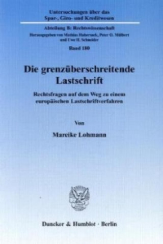 Die grenzüberschreitende Lastschrift.