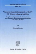 Wasserpreisgestaltung nach Artikel 9 EG-Wasserrahmenrichtlinie.