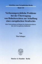 Verfassungsrechtliche Probleme bei der Übertragung von Hoheitsrechten zur Schaffung eines europäischen Strafrechts.