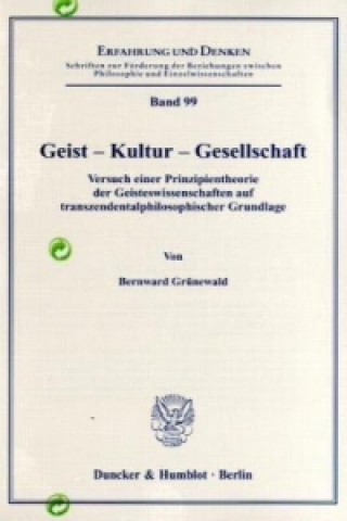 Geist - Kultur - Gesellschaft.