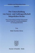 Die Unterscheidung von Innen- und Außengesellschaft bürgerlichen Rechts