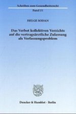 Das Verbot kollektiven Verzichts auf die vertragszahnärztliche Zulassung als Verfassungsproblem