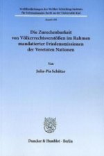 Die Zurechenbarkeit von Völkerrechtsverstößen im Rahmen mandatierter Friedensmissionen der Vereinten Nationen.