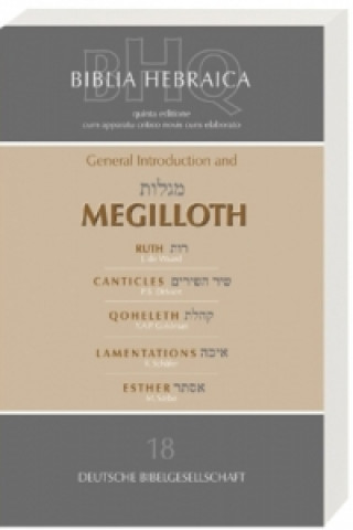 Biblia Hebraica Quinta: Megilloth