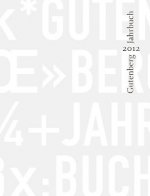 Gutenberg Jahrbuch 2012